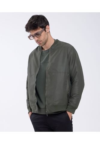 Chaqueta Para Hombre Bomber Color Verde  Marca Seven Seven #45080398 Seven Seven