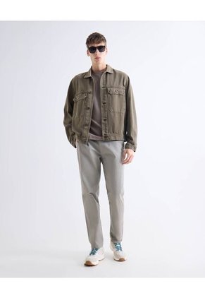 Camiseta Relaxed Fluida  Para Hombre Taupe Seven Seven