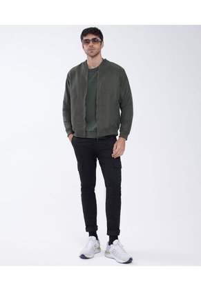 Chaqueta Para Hombre Bomber Color Verde  Marca Seven Seven #45080398