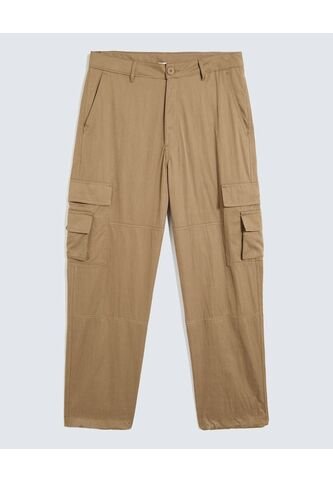 Pantalón Multipocket  Para Hombre Café Seven Seven Seven Seven