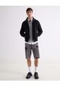 Bermuda En Denim Con Desgastes  Para Hombre Gris Seven Seven de Seven Seven