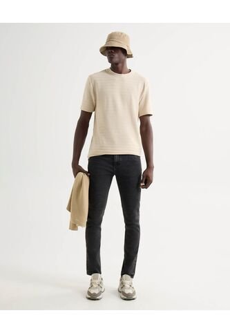 Jeans Skinny Tono Negro  Para Hombre Negro Seven Seven Seven Seven