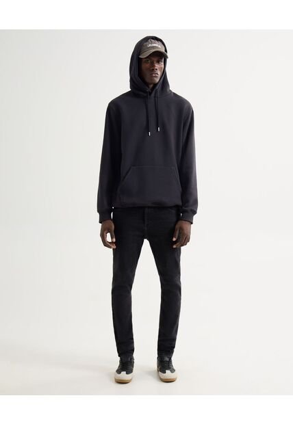 Jeans Slim Tono Negro  Para Hombre Negro Seven Seven