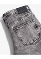 Bermuda En Denim Con Desgastes  Para Hombre Gris Seven Seven de Seven Seven