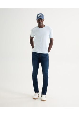 Jeans Slim Tono Medio  Para Hombre Azul Seven Seven Seven Seven