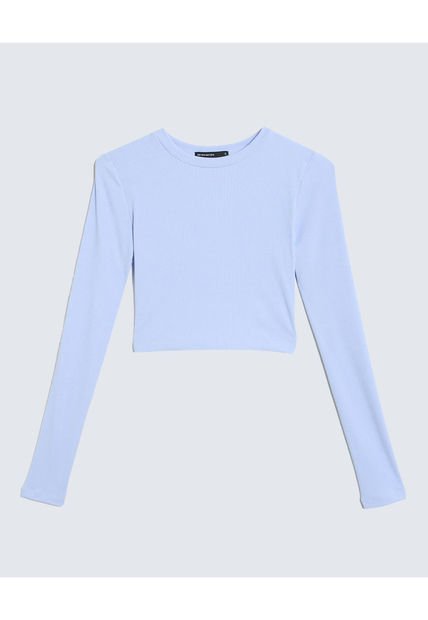 Camiseta Para Mujer Manga Larga Color Azul Claro Marca Seven Seven #28096044