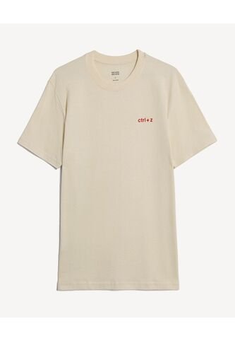 Camiseta Para Hombre Manga Corta Cuello Redondo Color Arena Marca Seven Seven #45092827 Seven Seven