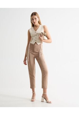 Pantalon Mujer Seven   Café Poliéster 28071625-8943 Seven Seven