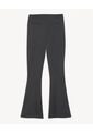 Pantalón Flare Con Abertura  Para Mujer Gris Seven Seven de Seven Seven