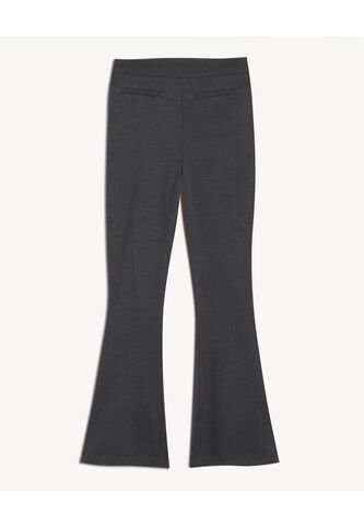 Pantalón Flare Con Abertura  Para Mujer Gris Seven Seven Seven Seven