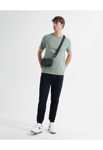Jogger Bolsillos De Parche  Para Hombre Negro Seven Seven Seven Seven