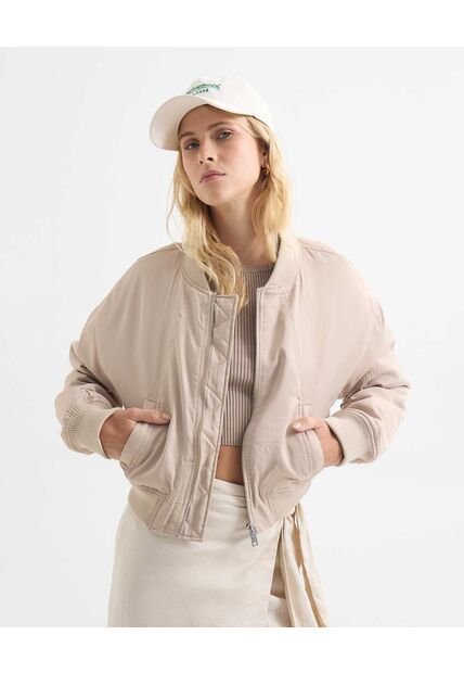 Chaqueta Para Mujer Bomber Color Beige Marca Seven Seven #28080971