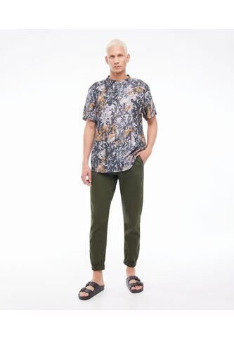 Jogger Casual  Para Hombre Verde Seven Seven Seven Seven