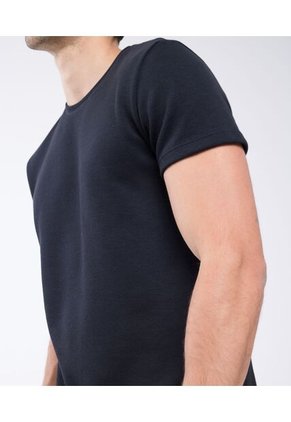 Camiseta Para Hombre Manga Corta Color Negro Marca Seven Seven #45092379