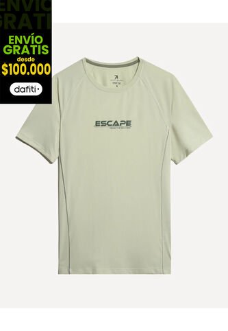 Camiseta Para Hombre Manga Corta Cuello Redondo Color Verde Marca Seven Seven #45092691 Seven Seven