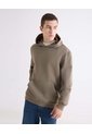 Hoodie Regular Básico  Para Hombre Crema Seven Seven de Seven Seven