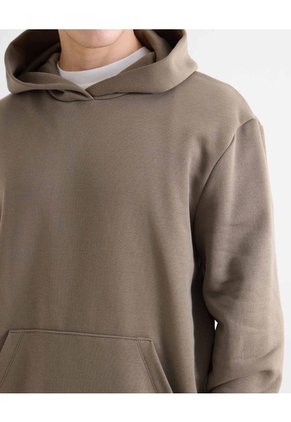 Hoodie Regular Básico Para Hombre Crema Seven Seven