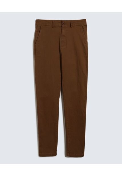 Pantalón Chino  Para Hombre Café Seven Seven