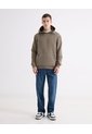 Hoodie Regular Básico  Para Hombre Crema Seven Seven de Seven Seven