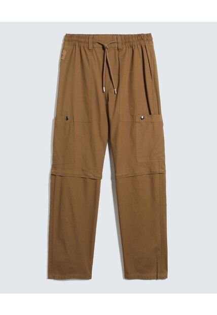 Pantalón Desmontable  Para Hombre Café Seven Seven