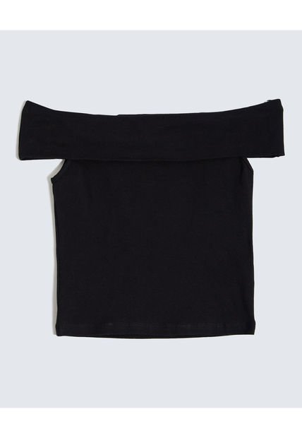 Camiseta Para Mujer Manga Corta Color Negro Marca Seven Seven #28096147