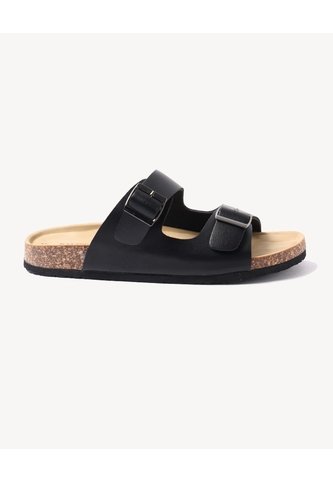 Sandalias Hebillas Ajustables  Para Hombre Negro Seven Seven Seven Seven