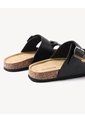 Sandalias Hebillas Ajustables  Para Hombre Negro Seven Seven de Seven Seven