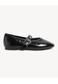 Baletas Tira Con Taches  Para Mujer Negro Seven Seven de Seven Seven