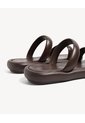 Sandalias Doble Tira Acolchada  Para Mujer Café Seven Seven de Seven Seven