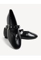 Baletas Tira Con Taches  Para Mujer Negro Seven Seven de Seven Seven