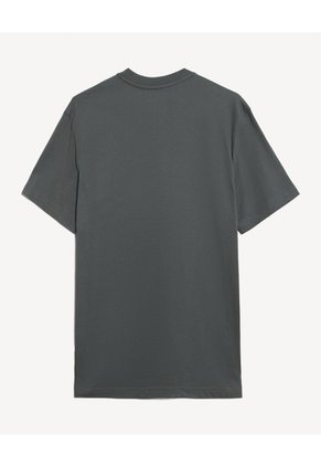Camiseta Con Estampado Tomorrow  Para Hombre Gris Seven Seven