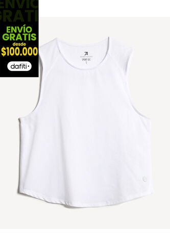 Camiseta Para Mujer Crop Top Color Blanco Marca Seven Seven #28096240 Seven Seven