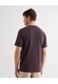 Camiseta Básica   Para Hombre Café Seven Seven de Seven Seven