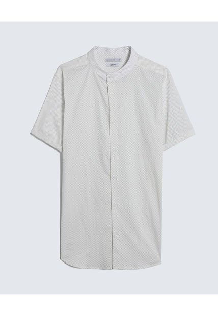 Camisa Para Hombre Manga Corta  Color Blanco Marca Seven Seven #45012024