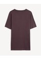 Camiseta Básica   Para Hombre Café Seven Seven de Seven Seven