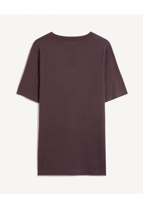 Camiseta Básica   Para Hombre Café Seven Seven