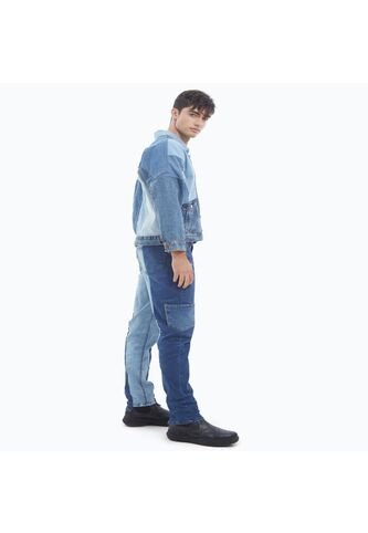 Jean Para Hombre Slim Taper Color Azul Medio Marca Seven Seven #45160470 Seven Seven