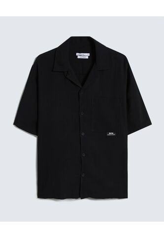 Camisa Para Hombre Manga Corta  Color Negro Marca Seven Seven #45012047 Seven Seven