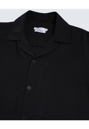 Camisa Para Hombre Manga Corta  Color Negro Marca Seven Seven #45012047
