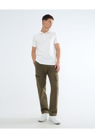 Jogger Cargo  Para Hombre Verde Seven Seven Seven Seven