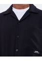 Camisa Para Hombre Manga Corta  Color Negro Marca Seven Seven #45012047 de Seven Seven