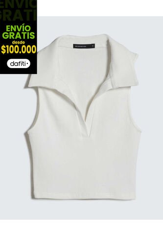 Camiseta Para Mujer Manga Sisa Color Crudo Marca Seven Seven #28096151 Seven Seven