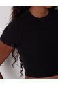 Camiseta Para Mujer Manga Corta Color Negro Marca Seven Seven #28095411 de Seven Seven