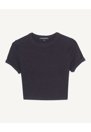 Camiseta Para Mujer Manga Corta Color Negro Marca Seven Seven #28095411