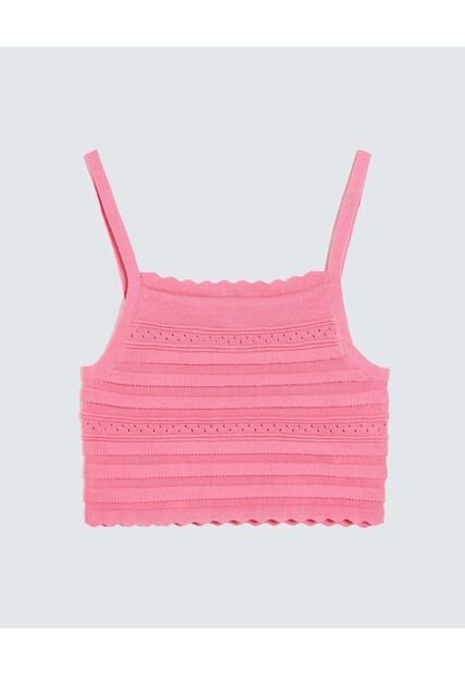 Camiseta Para Mujer Manga Sisa Moda Color Rosa Marca Seven Seven #28096274