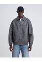 Chaqueta Pu Gris  Para Hombre Gris Seven Seven de Seven Seven