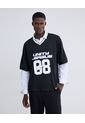 Camiseta Screen Boxy  Para Hombre Negro Seven Seven de Seven Seven