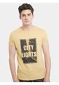 Camiseta Para Hombre Manga Corta Color Beige Marca Seven Seven #45091999 de Seven Seven
