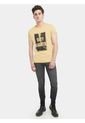 Camiseta Para Hombre Manga Corta Color Beige Marca Seven Seven #45091999 de Seven Seven