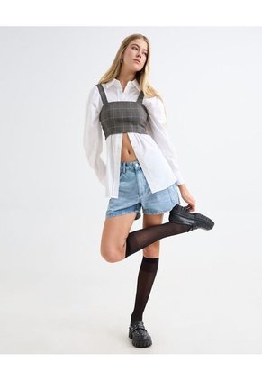 Short Cargo  Para Mujer Azul Seven Seven